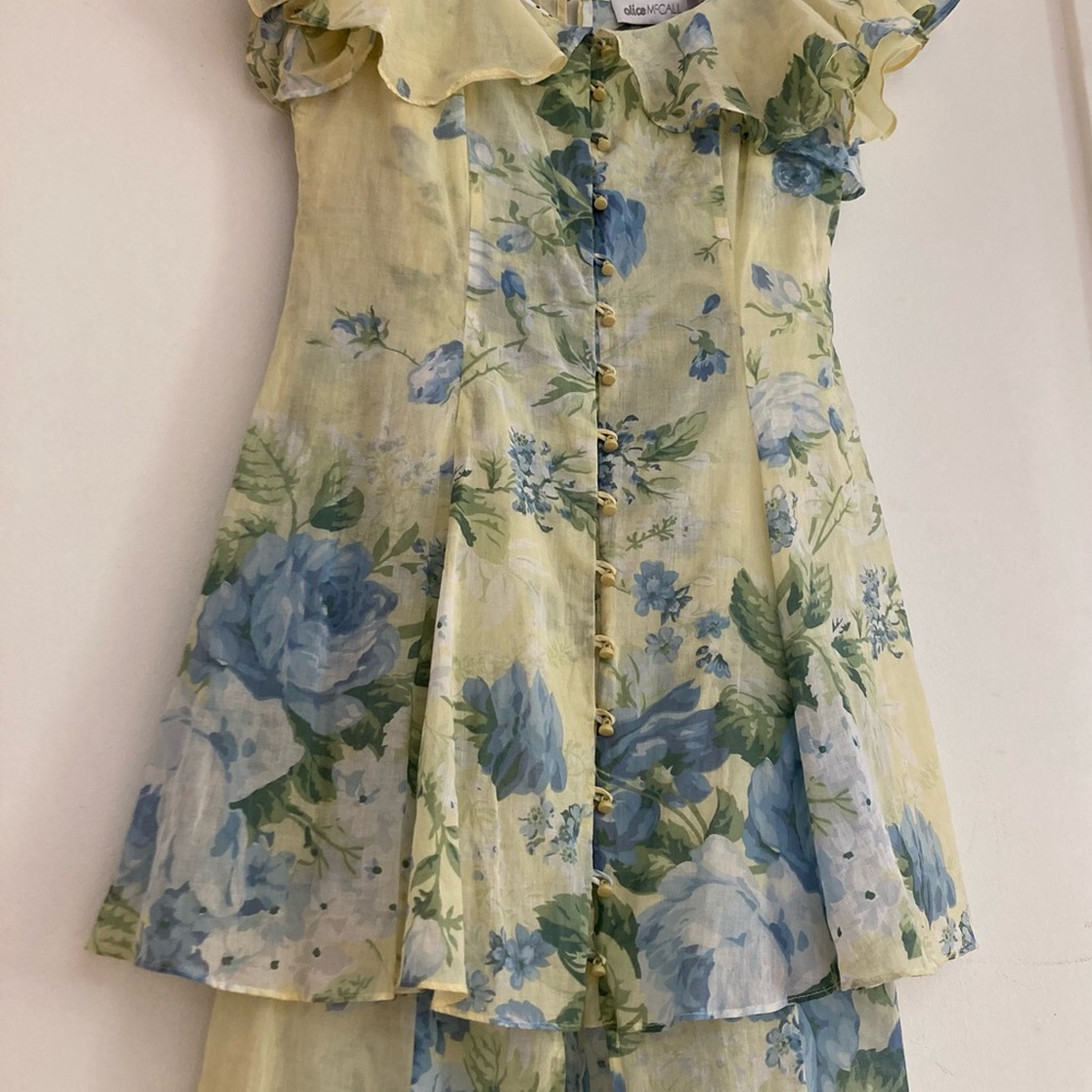 Alice McCall Yellow Floral Off-Shoulder Maxi Dress - Picture 9 of 11